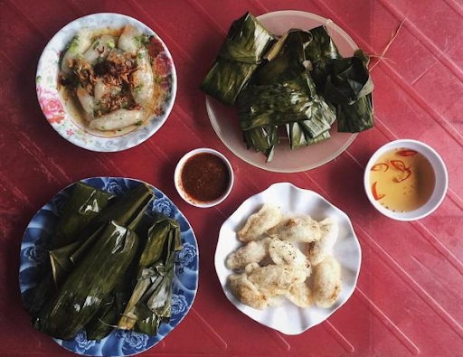 Bánh bèo, bánh nậm, bánh bột lọc quán Mệ Xuân tại đường Lê Thành Đồng Bánh bèo, bánh nậm, bánh bột lọc quán Mệ Xuân tại đường Lê Thành Đồng