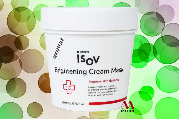 Mặt nạ kem giúp da trắng sáng Brightening Cream Mask ISOV