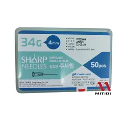 Đầu kim Meso 34G - 4mm Sharp Needle