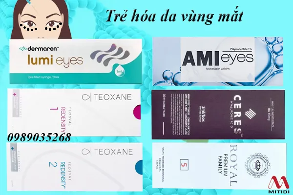Tiêm tinh chất trị thâm mắt