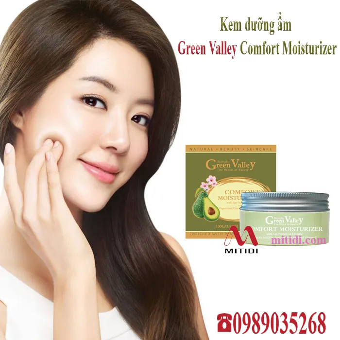 Kem dưỡng ẩm cho da nhạy cảm Green Valley Comfort Moisturizer chống lão