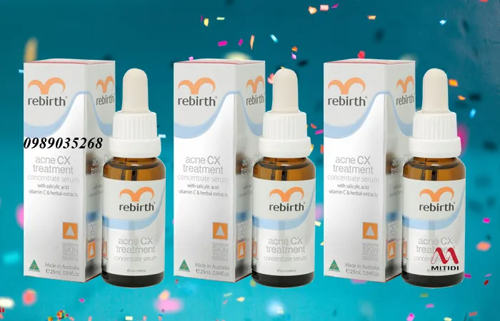 Review serum trị mụn Rebirth Acne CX Treatment có tốt không?