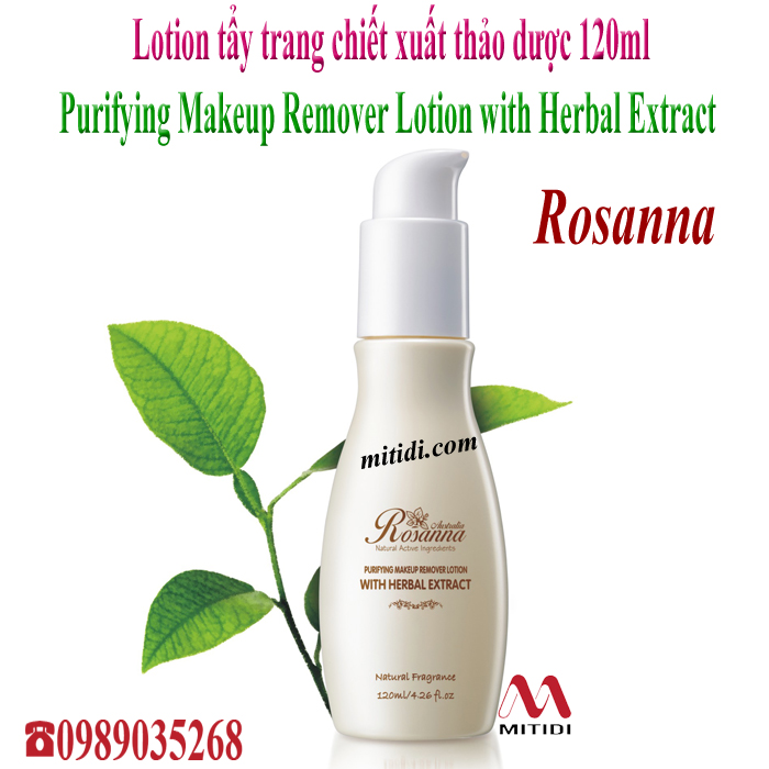 Rosanna Purifying Makeup Remover Lotion with Herbal Extract Rosanna Purifying Makeup Remover Lotion with Herbal Extract 120ml 3.jpg (248 KB)