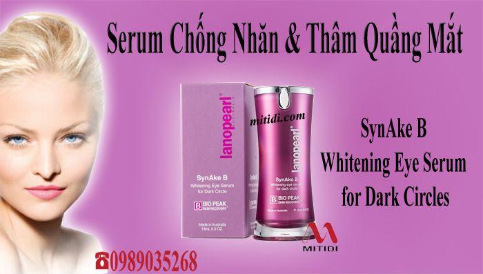 Serum Trị Thâm Mắt Lanopearl SynAke B Whitening Eye Serum For Dark Circle