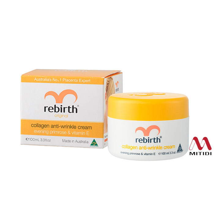 Kem nhau thai cừu Rebirth Collagen anti wrinkle cream with evening primrose & Vitamin E