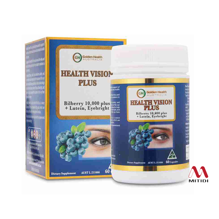 Viên uống bổ mắt Golden Health Health Vision Plus