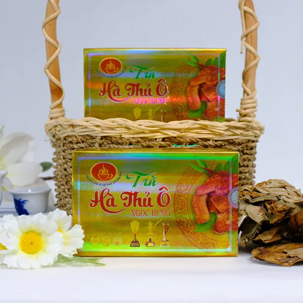 Trà Hà Thủ Ô Ngọc Hưng liệu trình 3 hộp miễn phí ship