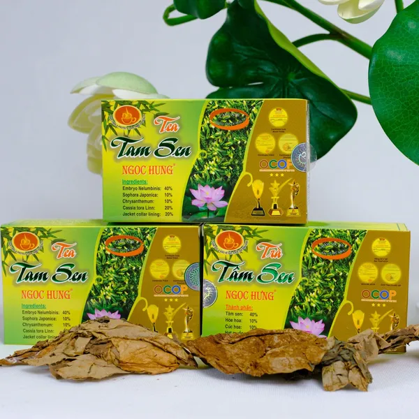 Trà Tâm Sen Ngọc Hưng liệu trình hiệu quả 5 hộp
