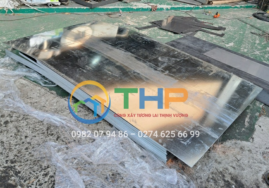 Tấm thép dày mạ kẽm 4mm