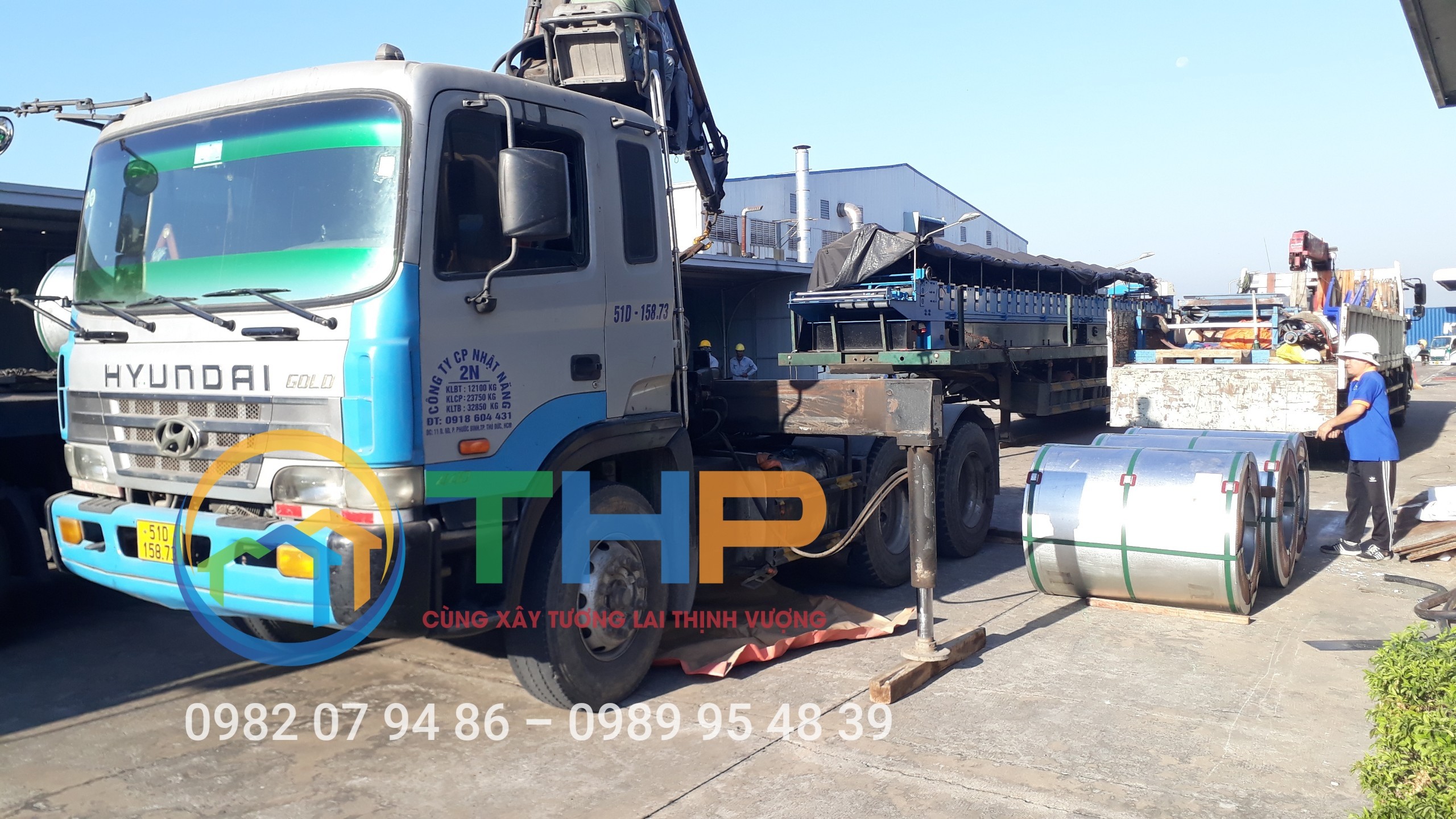 Tôn kliplock dài 38m cán tại công trình