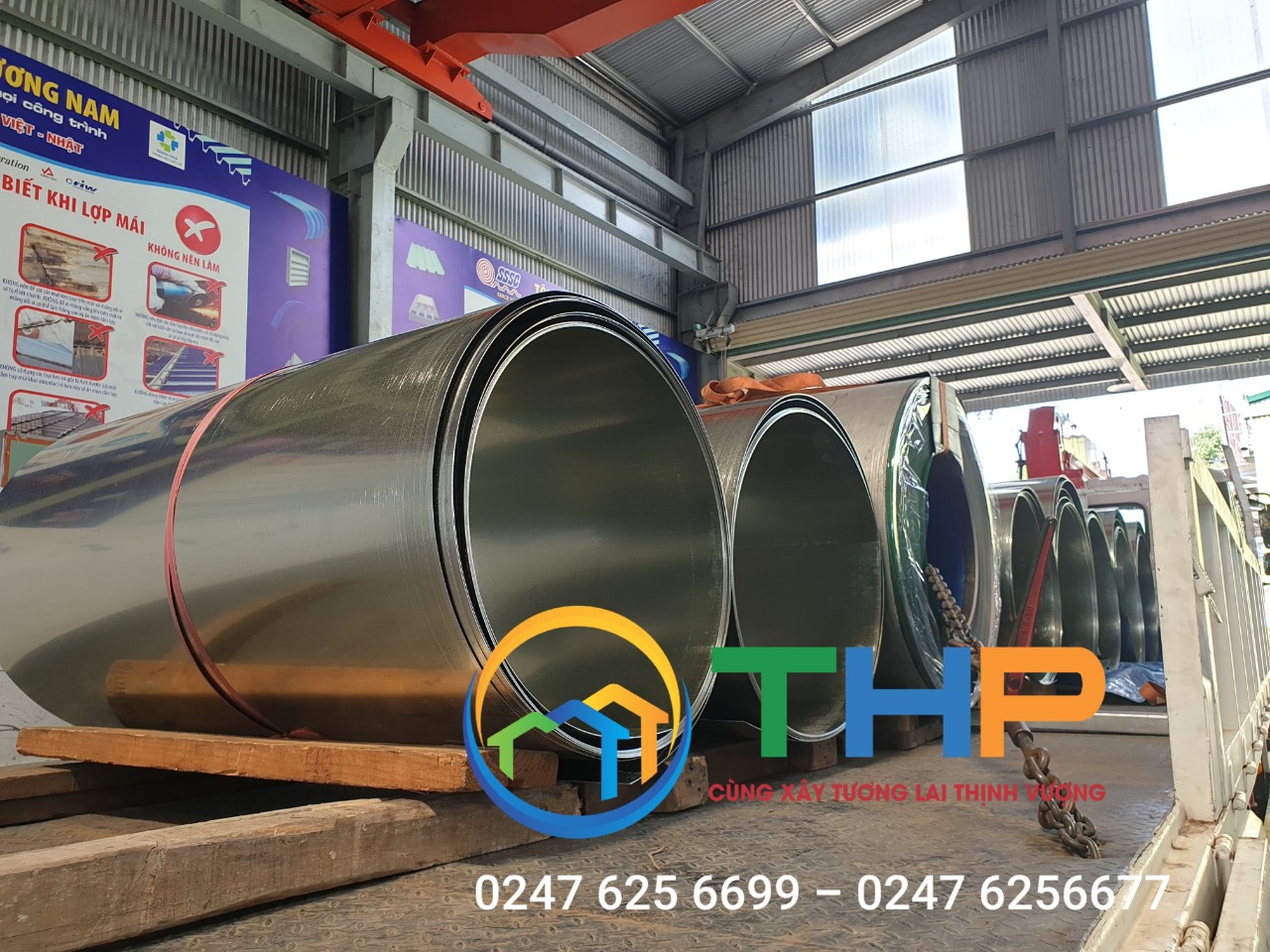 Công ty Tân Hồng Phúc chuyên cung cấp thép mạ kẽm với đầy đủ quy cách