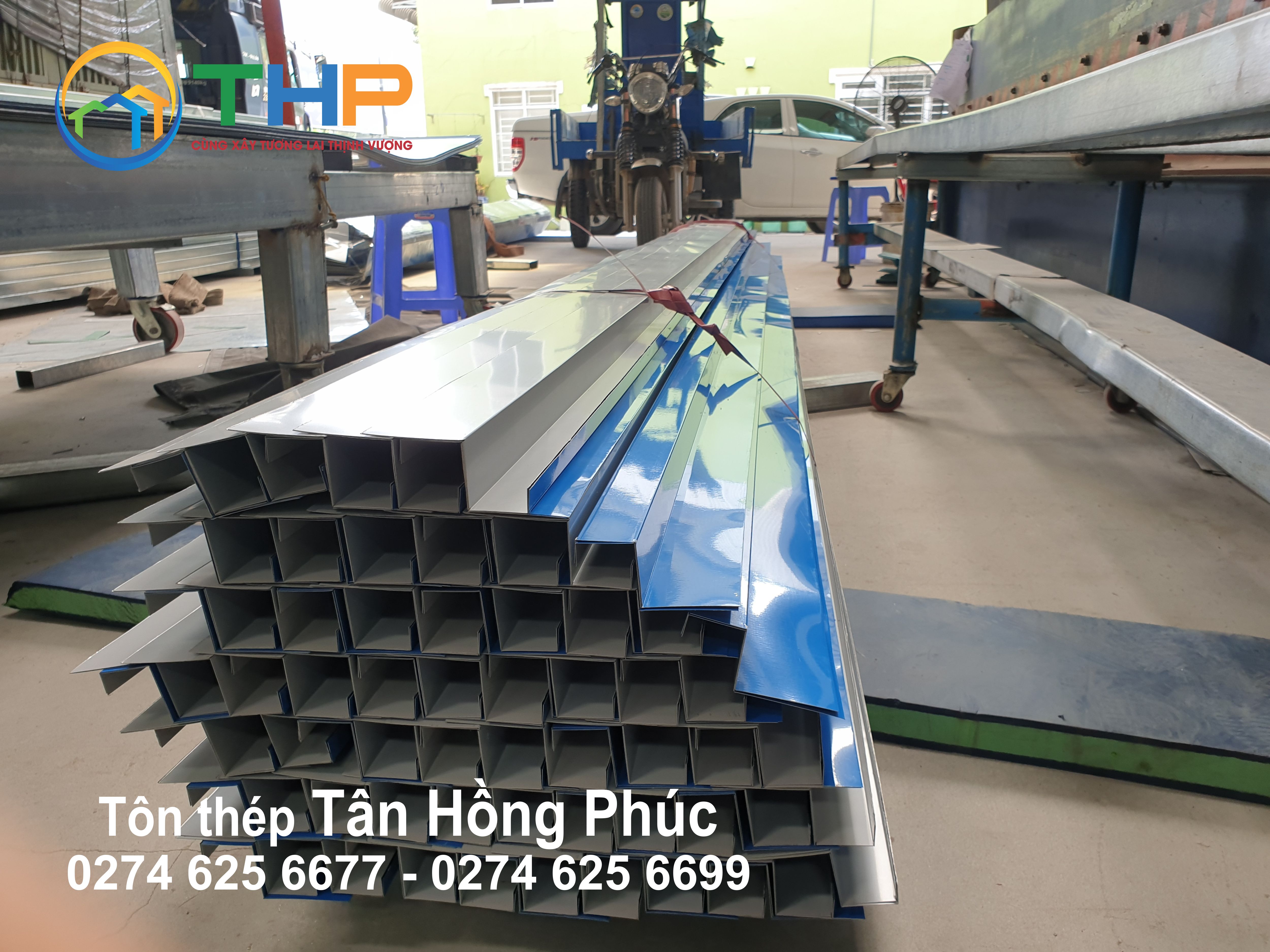 diềm chân tường cho nhà thép tiền chế