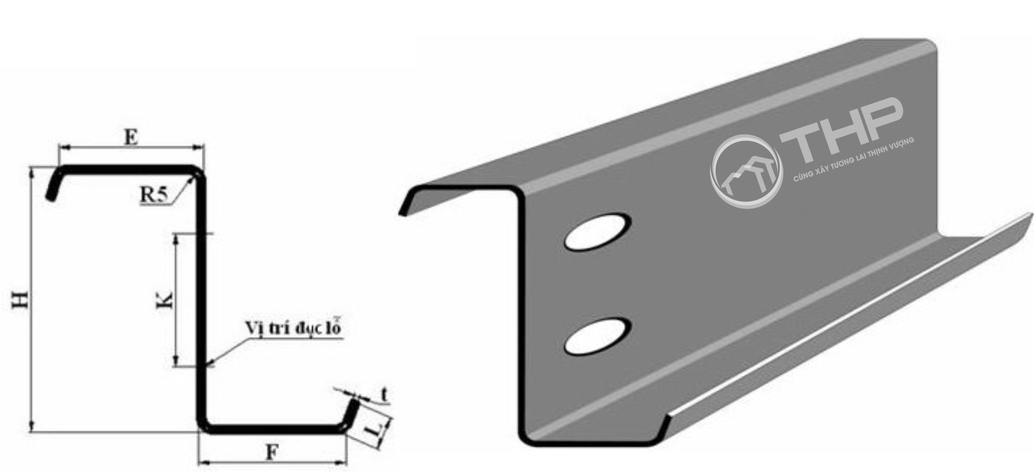 quy cách xà gồ Z