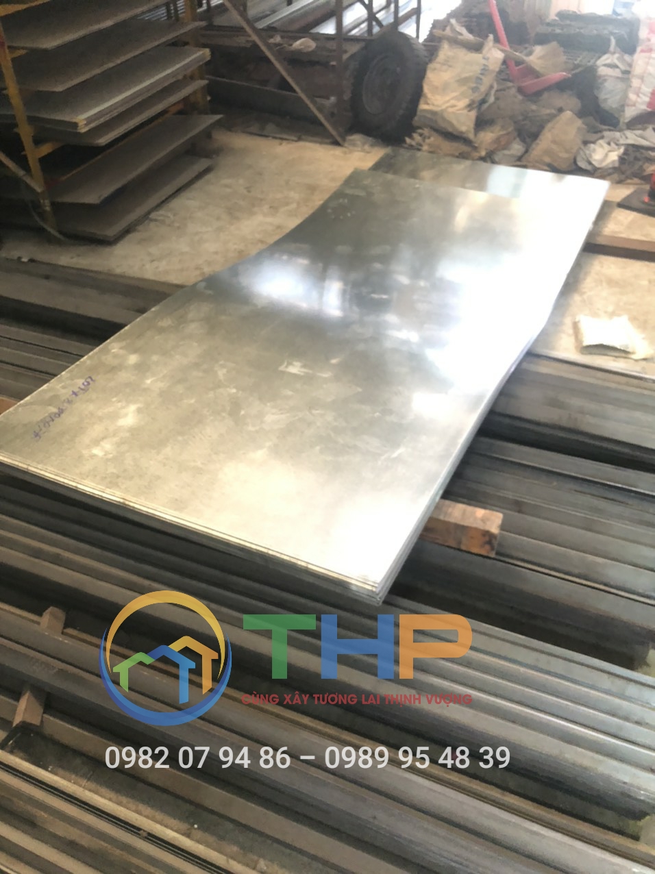 Tấm thép dày mạ kẽm