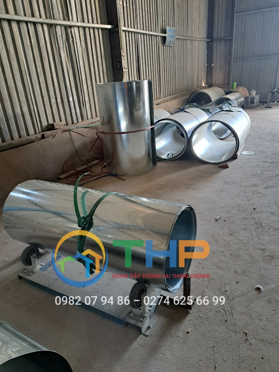 Cuộn thép cán nóng dày mạ kẽm