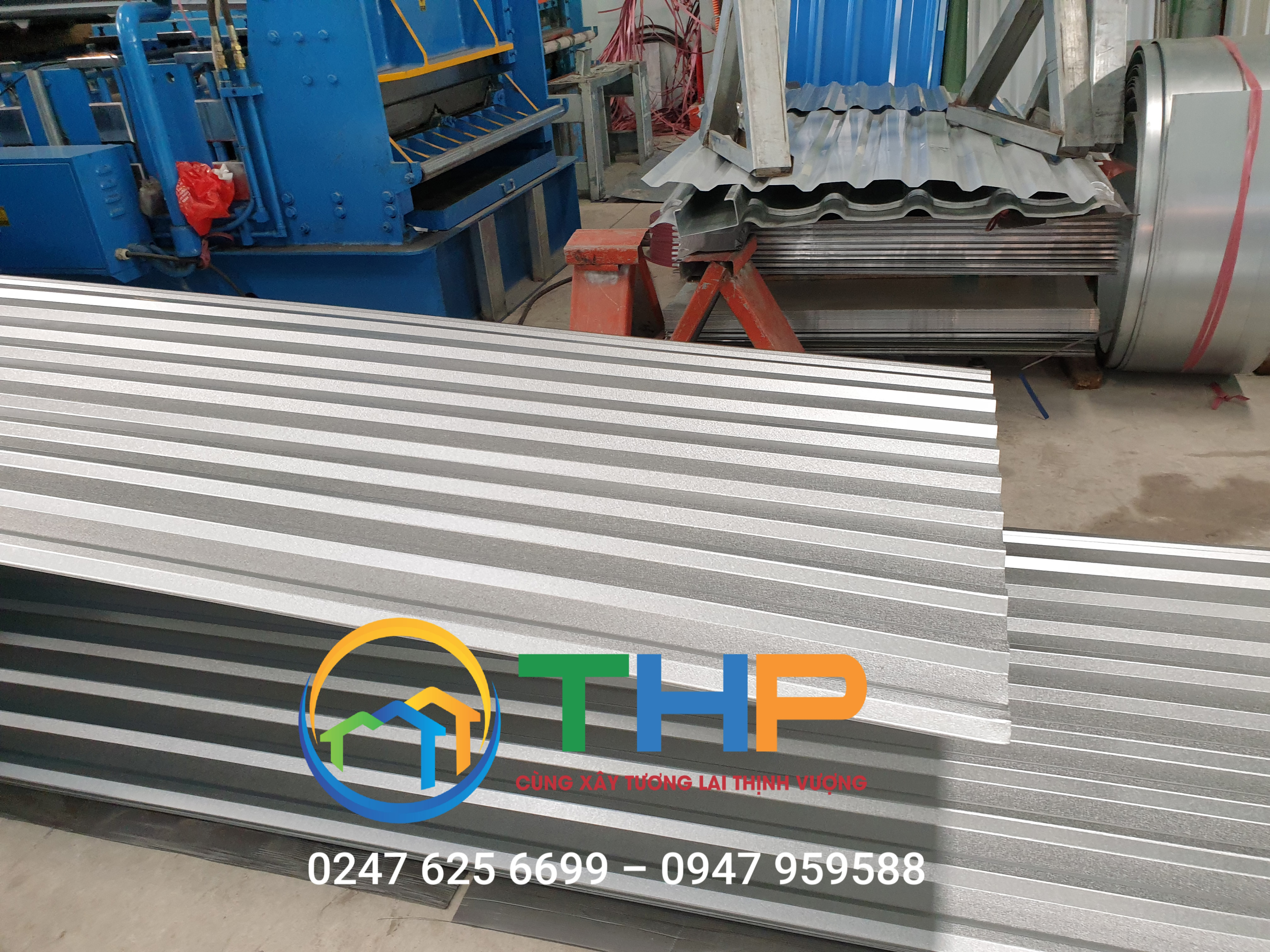 Tôn 11 sóng phục vụ cho công trình điện mặt trời