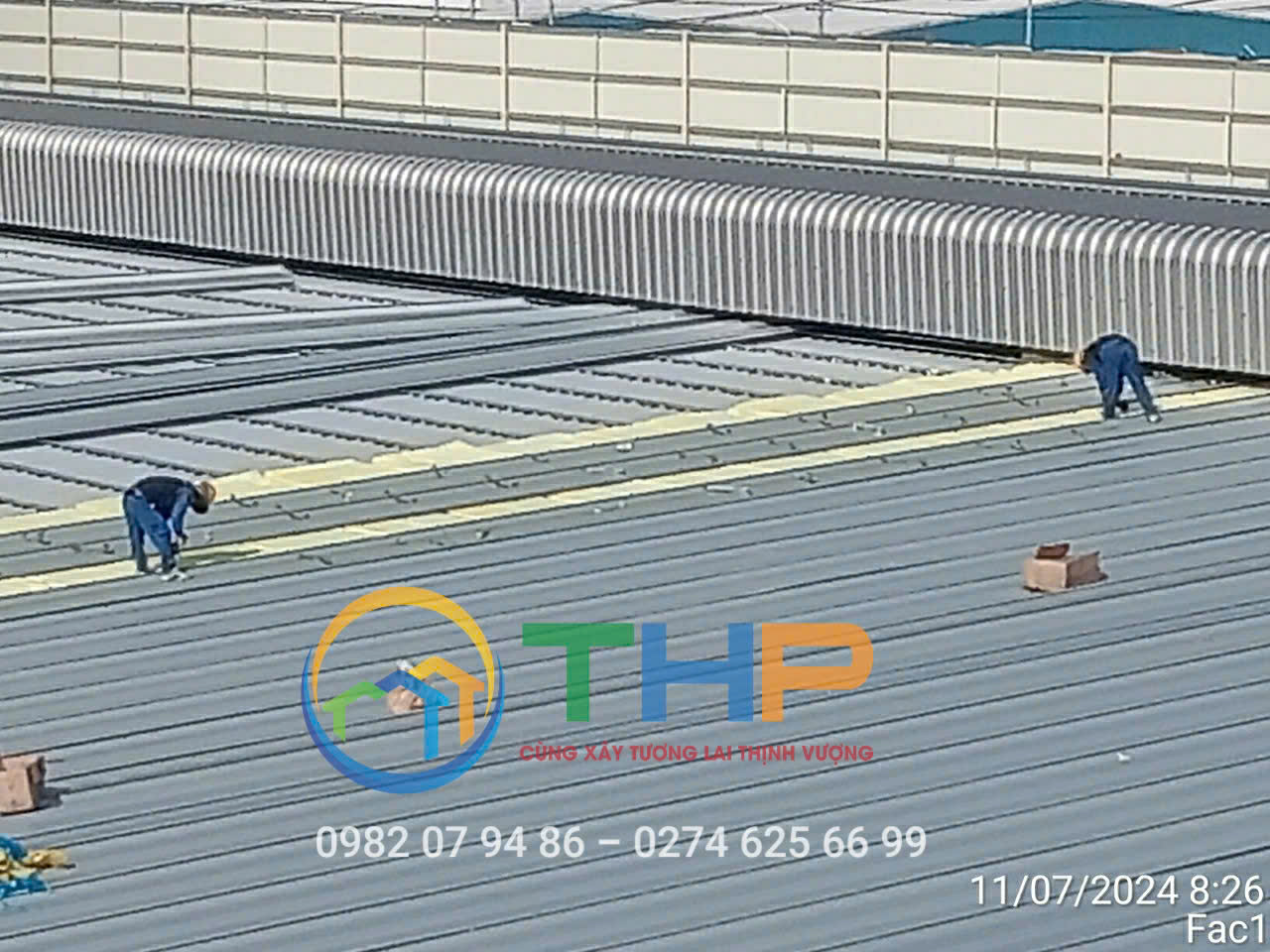 Tôn Seamlock cán tại công trình giúp tiết kiệm chi phí cho chủ đầu tư