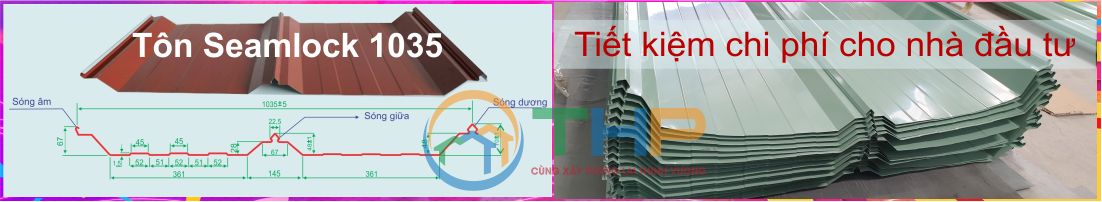 Tôn Seamlock khổ hữu dụng 1035  Tôn không vít
