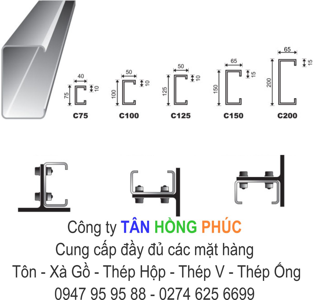 xà gồ là gì, xà gồ C-Z