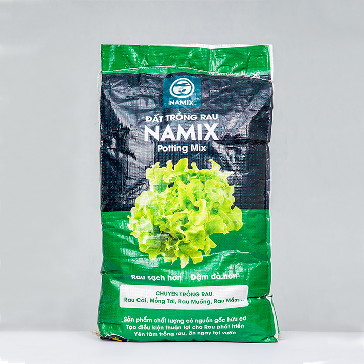 Bao 20 dm3 Đất sạch trồng rau Namix (Vegetables Potting Mix) - Đất trồng rau chuyên dụng