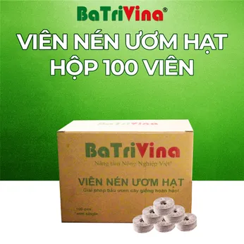 [FreeShip] Hộp 100 viên nén ươm hạt