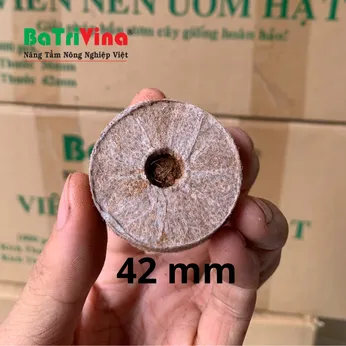 VIÊN NÉN ƯƠM HẠT 42 MM (COIR PELLETS) 