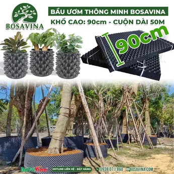 [FreeShip] (Cao 90 cm - Cuộn dài 50 m - Dày 0.7) Bầu Ươm Thông Minh BoSaVina  