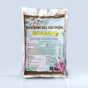 Túi 1kg phân Bánh Dầu Đậu Phộng Neem BOKASHI 