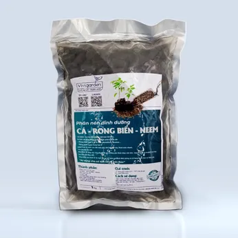 1 Kg Phân Cá - Neem - Rong Biển (Nén viên)