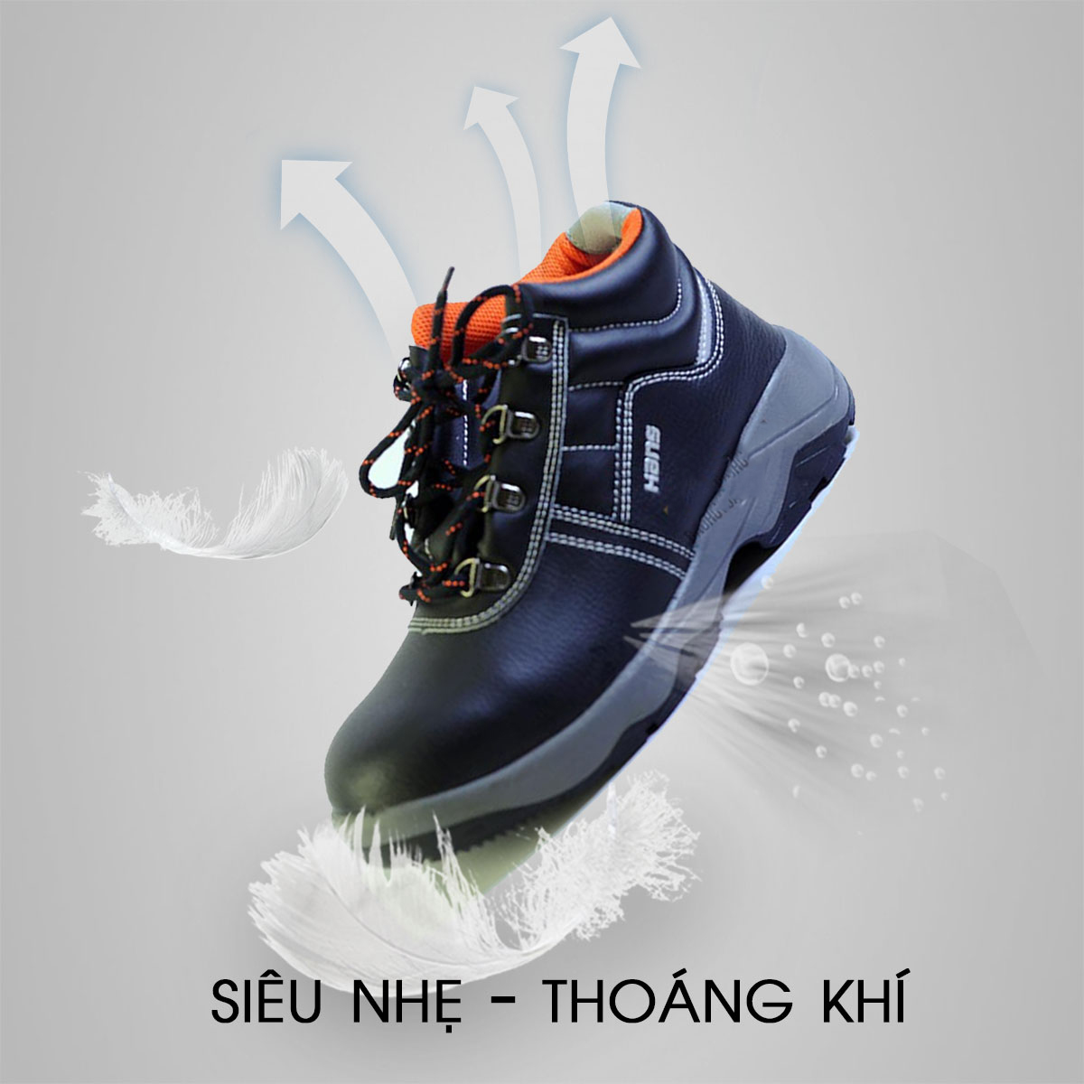 Giày bảo hộ lao động Hàn Quốc Hans HS-55 cao cổ