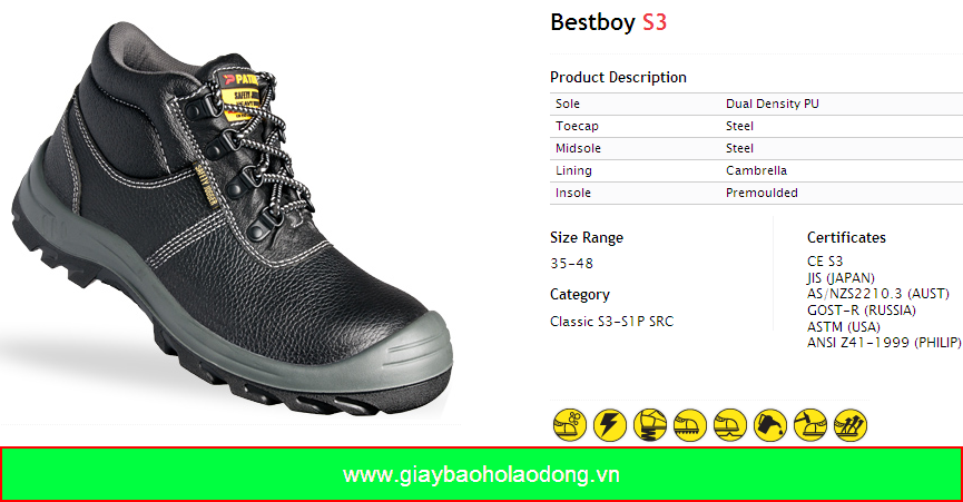 Giày bảo hộ jogger bestboy 4 Giày bảo hộ jogger bestboy 4