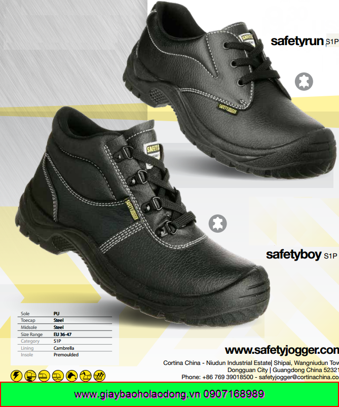 Giày bảo hộ lao động safetyrun 4 Giày bảo hộ lao động safetyrun 4
