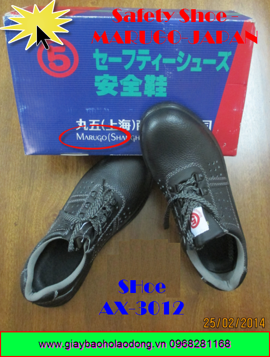 Giầy bảo hộ Marugo Nhật Bản AX3012 Giầy bảo hộ Marugo Nhật Bản AX3012