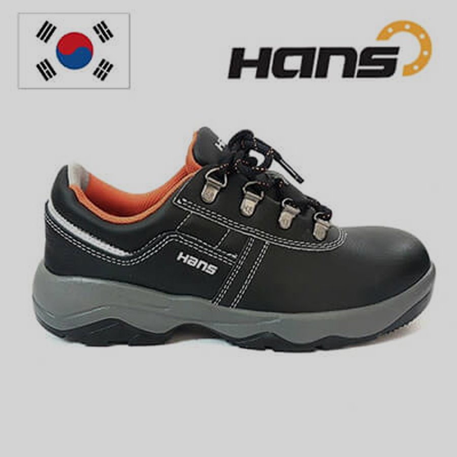 Giày Bảo Hộ Hàn Quốc Hans HS-60 Chất Liệu Da Bò Thật 1.6mm