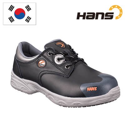 Giày Bảo Hộ Hàn Quốc Hans HS 302-1 Chất Liệu Da Bò