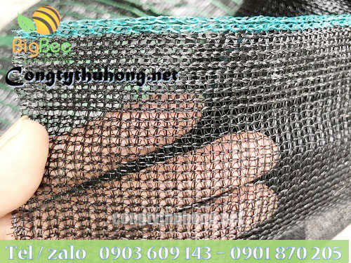Lưới nhựa dệt kim Đài Loan độ che phủ 80% màu đen