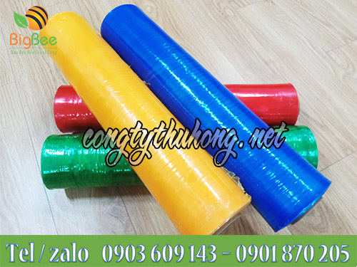 Mẫu cuộn màng pe màu khổ 50cm