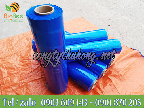 Cuộn màng pe màu xanh dương khổ 50cm