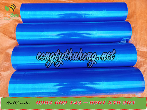 Cuộn màng pe xanh dương khổ 50cm