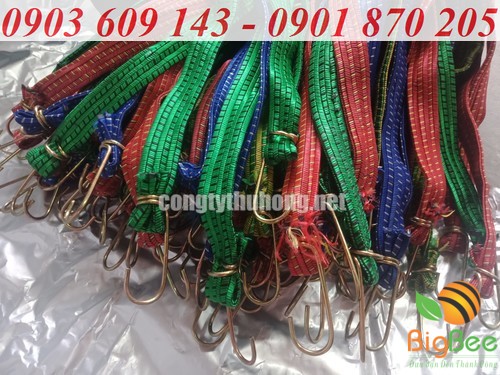 Dây ràng thun dẹt có móc thép