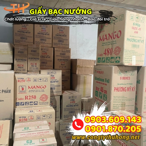 Giấy bạc nướng giá rẻ Giấy bạc nướng giá rẻ