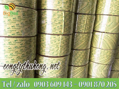 Dây đai vàng in logo theo đơn đặt hàng tại HCM