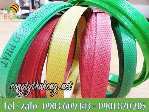 Mẫu các kích cỡ dây đai đóng hàng hóa