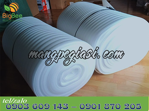 Cuộn xốp foam trắng 2li dài 50m