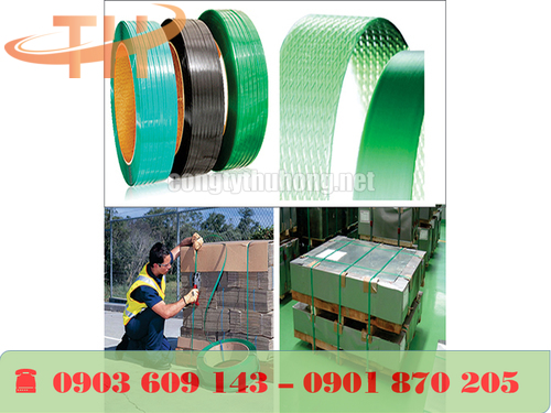 Sử dụng dây đai nhựa PET chằng hàng, pallet