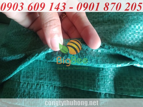 Miệng bao tải dứa được ép nhiệt dính lại