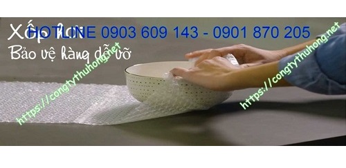 Xốp bóng khí dùng bọc hàng mỹ nghệ, gốm sứ