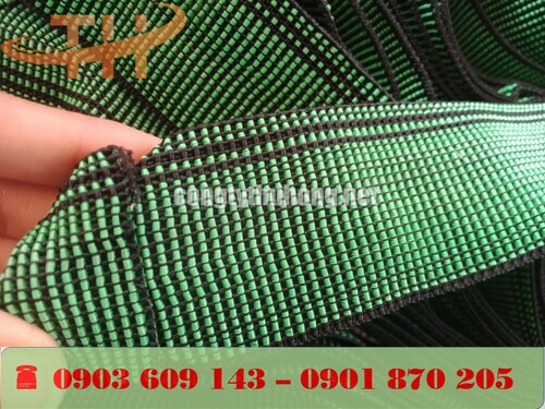 Dây ràng bố xanh được dệt rất chắc chắn