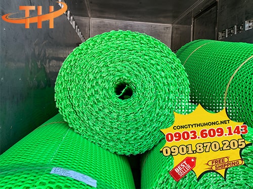 Lưới nhựa mắt cáo xanh Lưới nhựa mắt cáo giá rẻ