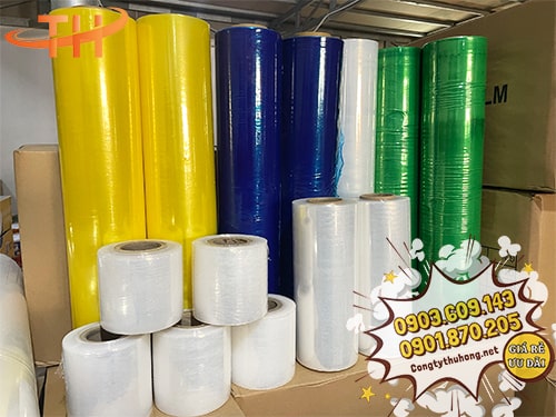 Màng pe quấn tay các loại Màng pe bọc hàng giá rẻ